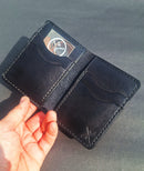 Carteira de Couro - Modelo Vertical