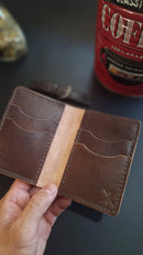 Carteira de Couro - Modelo Vertical