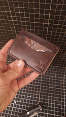 Carteira de Couro - Modelo Minimalista