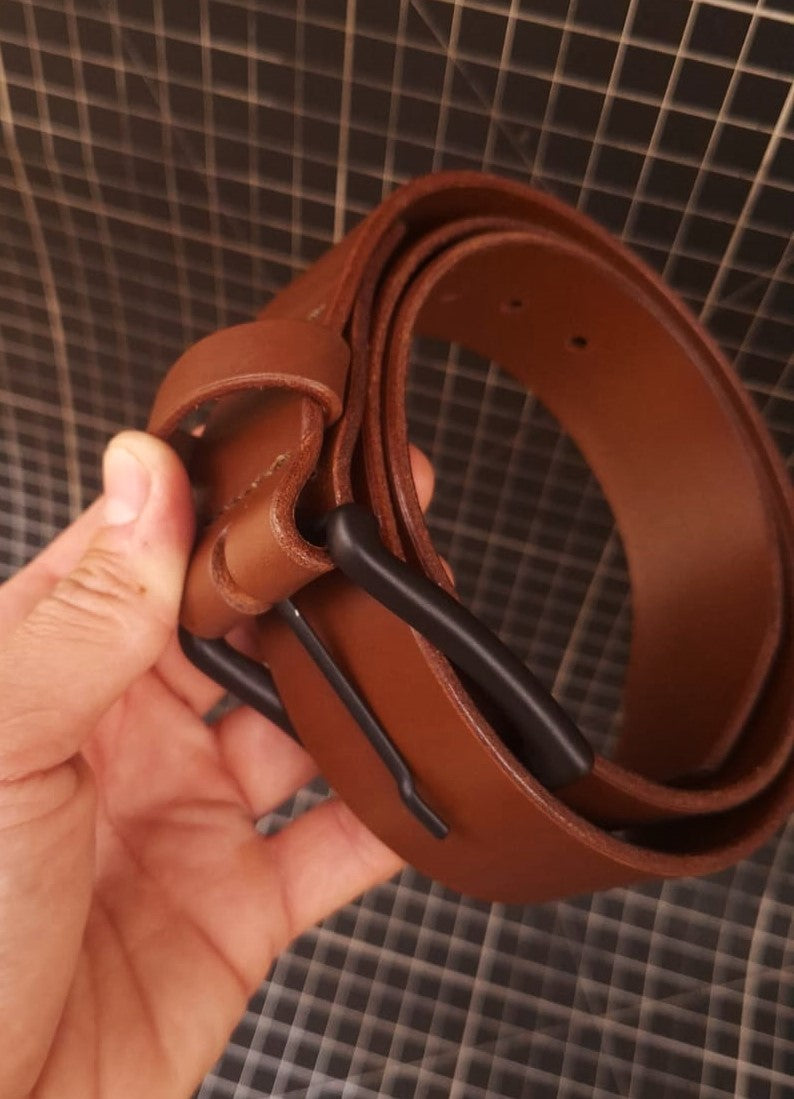 Cinto de Couro Robust - Marrom